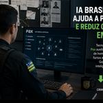 IA brasileira usada pela polícia ajuda a reduzir crimes em 27%; entenda como a tecnologia funciona